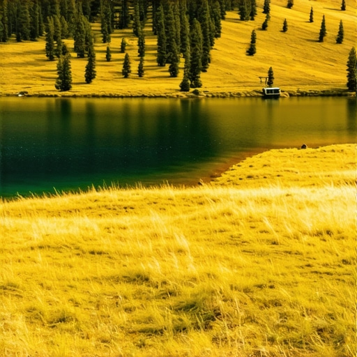 Ribničko jezero na Zlatiboru u 2026. godini sa pogledom na borove i gondolu