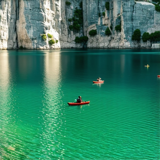 Jezero Bešenovo beli kamen kajak veslanje 2026