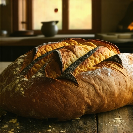Domaći hleb pečen na drva u etno domaćinstvu na Rudniku