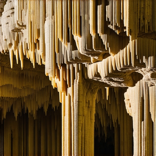 Unutrašnjost Resavske pećine u 2026. godini Detaljan prikaz pećinskog nakita u Resavskoj pećini sa vidljivom vlagom