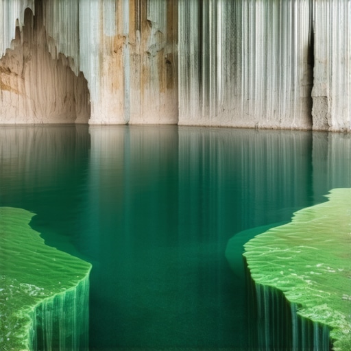 Bigrene kade u Stopića pećini sa tirkiznom vodom i pećinskim nakitom