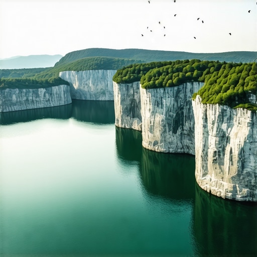 Pogled sa vidikovca Molitva na meandre reke Uvac u Srbiji