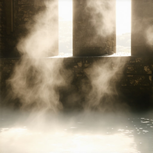 Isparavanje vrele vode iz antičkih izvora u Gamzigradu