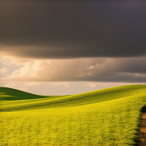 Zagajička brda, peščane dine prekrivene travom u Deliblatskoj peščari, Vojvodina.