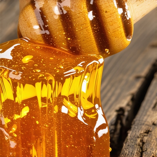 Close-up kristalizovanog domaćeg meda iz Homolja