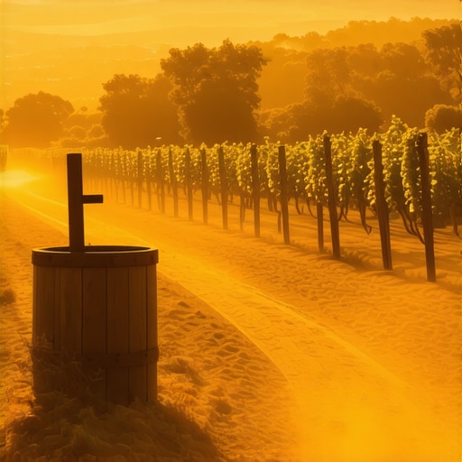 Peščana staza kroz vinograde u okolini Subotice