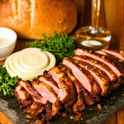 Tradicionalno pečenje u Šumadiji sa domaćim hlebom i lukom