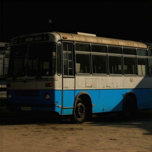 Stari autobus na stanici u Negotinu, tipična scena prevoza u istočnoj Srbiji