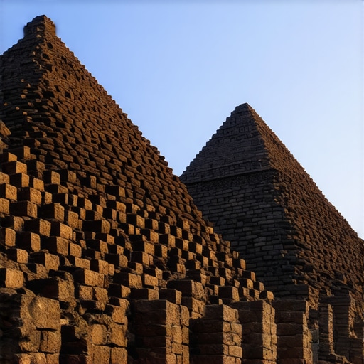 Close up of natural stone formations in Djavolja Varos Serbia under golden hour light