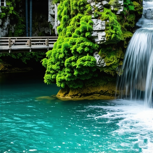 Krupajsko vrelo tirkizni izvor u prolece bez guzve