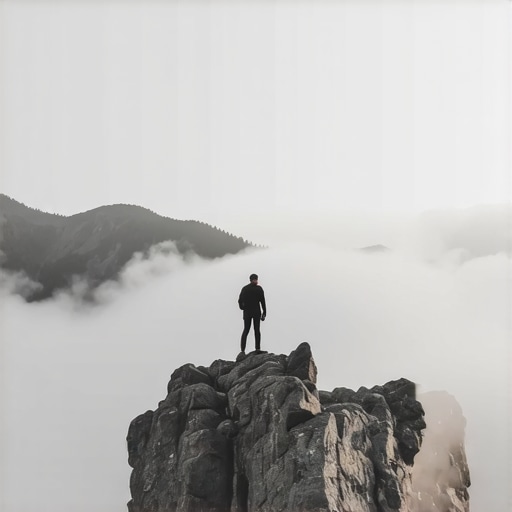 Magla na vrhu Midžor Planinar u gustoj magli na Staroj Planini