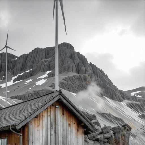 Vetroparkovi i planinarski dom na planini Besna Kobila