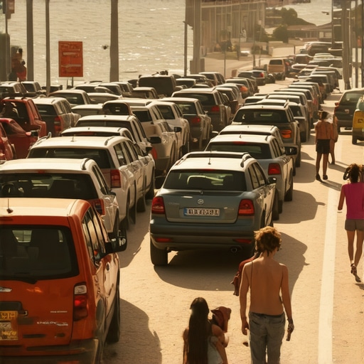 Parking haos na Srebrnom jezeru 2026 Prepuna parkirališta kod Srebrnog jezera u jeku letnje sezone