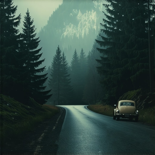 Put ka Kamenoj Gori 2026 Uspon asfaltnim putem kroz gustu borovu šumu na Kamenoj Gori sa oštrim krivinama.