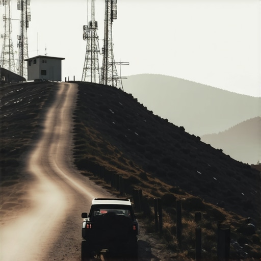 Strm i kamenit put koji vodi ka vrhu planine Besna Kobila sa repetitorima u pozadini