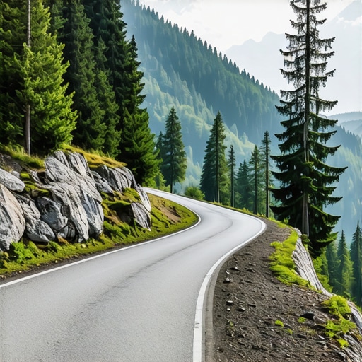 Put preko Debelog brda 2026 Stanje puta preko Debelog brda prema planini Bobija u 2026. godini sa oštrim krivinama i šumom.