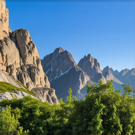 Surovi krš Svrljiških planina Pogled na krečnjačke stene i vrhove Svrljiških planina u Srbiji