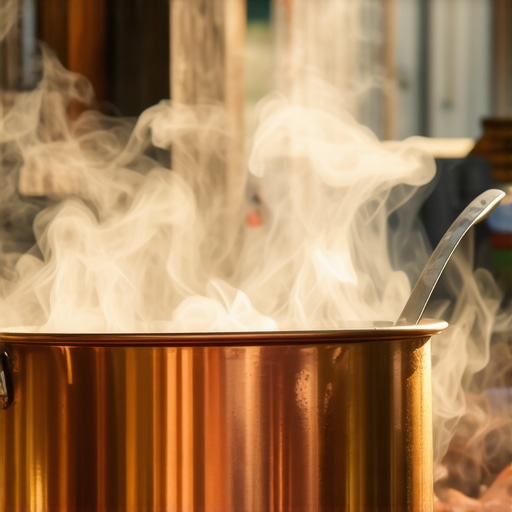 Tradicionalno pripremanje svrljiškog belmuža na vatri Bakarni kotao sa belmužom na otvorenoj vatri u selu Niševac