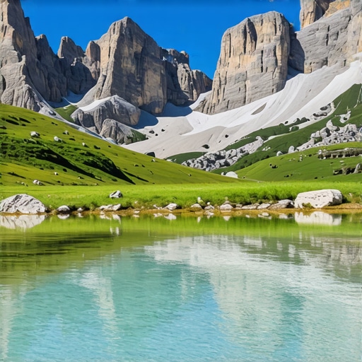 Oštri vrhovi i izvori vode na planini Prenj