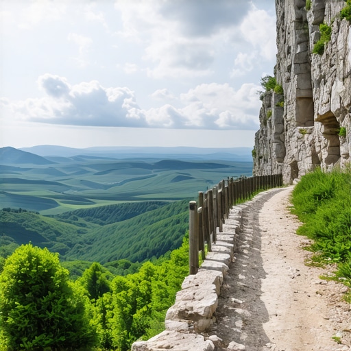 Vidikovac Jerinin grad na planini Mučanj Pogled sa vrha planine Mučanj na krečnjačke stene i doline Srbije
