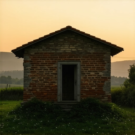 Semberija traditional house moisture warning Rising damp on a brick house in Bijeljina Semberija