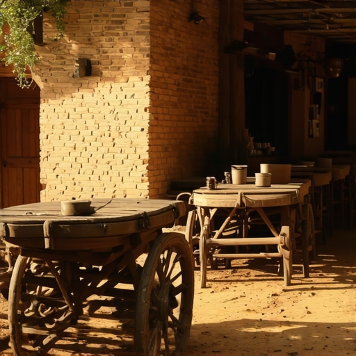 Tiganjica Ethno Village Reality 2026 The exterior of Tiganjica ethno village showing traditional Banat architecture and dusty courtyard.